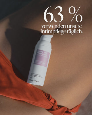 Big Number: 63 % verwenden unsere Intimpflege täglich.