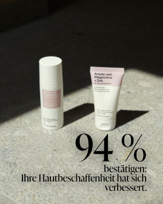 94 % bestätigen: Ihre Hautbeschaffenheit hat sich verbessert.